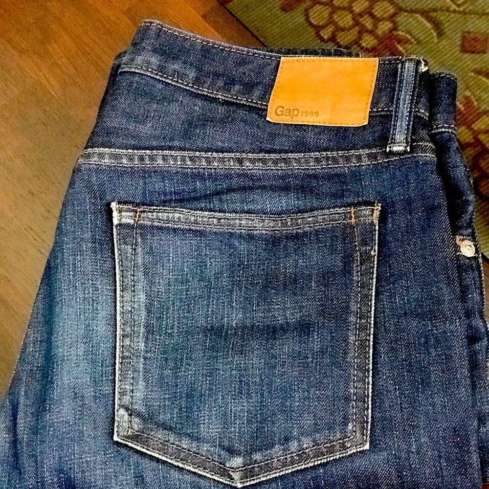 Gap Men’s Slim jeans. Resin rinse. Blue. 29x30 size.